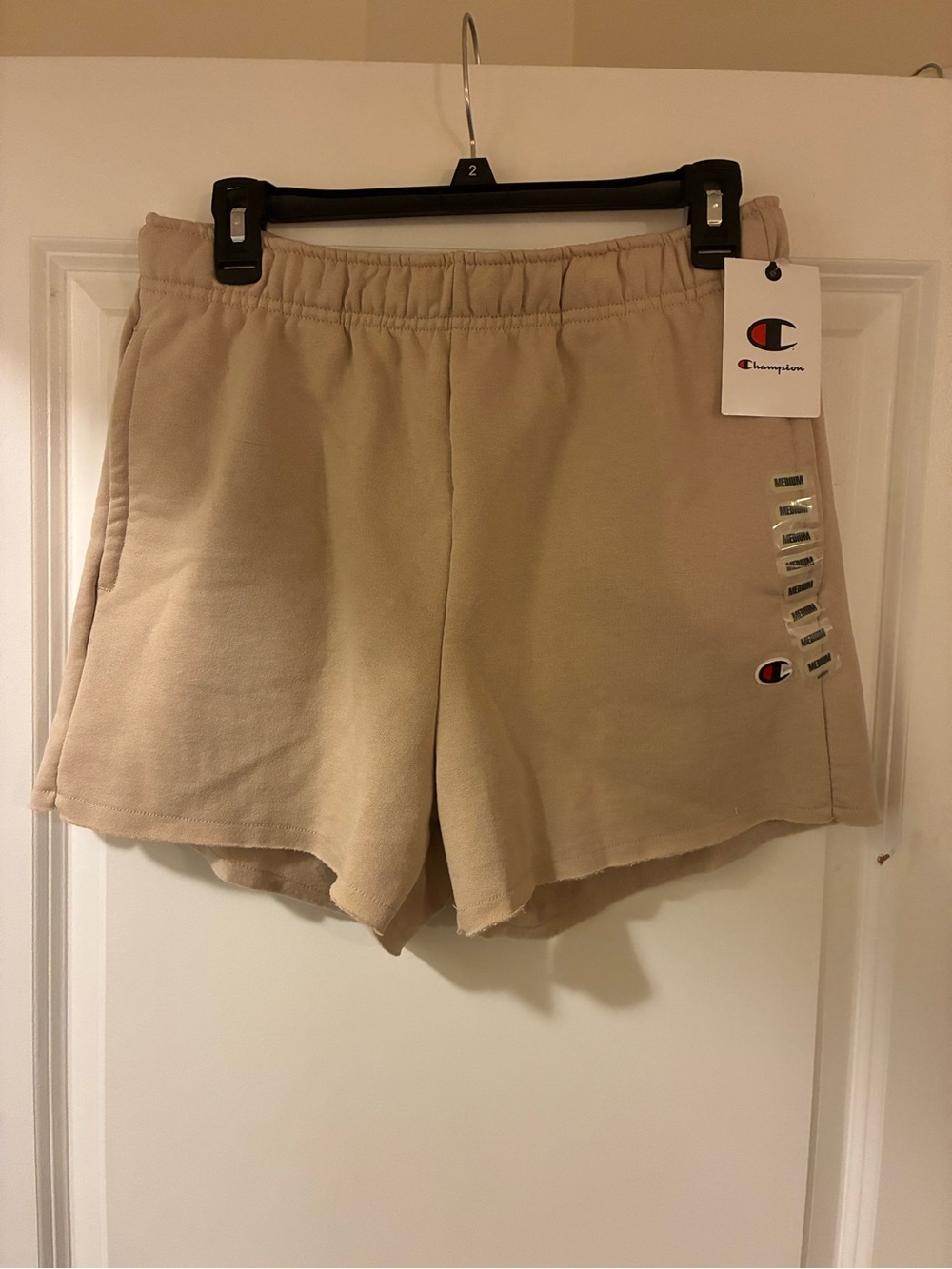 Champion Women's Tan Fleece Athletic Shorts